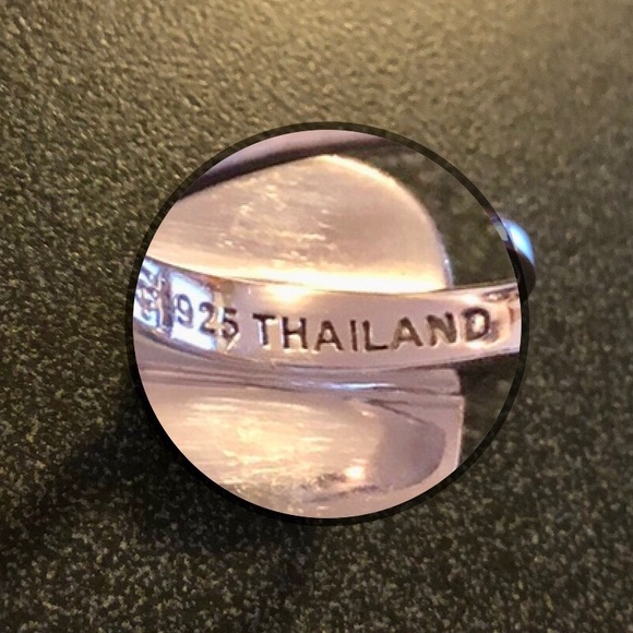 EUC QVC - Chelsea Taylor 925 Ombre Swarovski Crystal Ring, SZ 6 - Picture 10 of 13